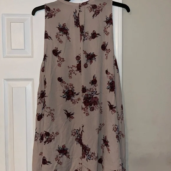Free People Floral Hi-Lo Dress or Top, Size Small Petite - Picture 4 of 4